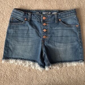Cat & Jack girls Blue Denim Shorts